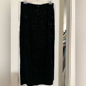 black sequin shirt